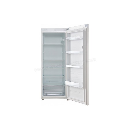 Réfrigérateur Armoire 230L net. Classe E. 4 clay verre, Blanc.RA235BE