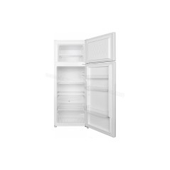 Réfrigérateur Double porte 211L net. Classe E. Congélateur. 3 clay verre, Blanc RDP216BE
