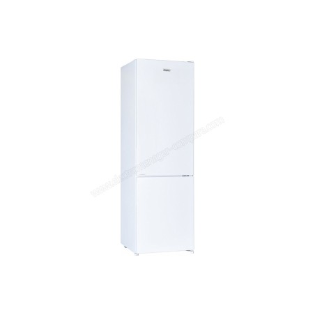 Réfrigérateur Combiné 262L net. Classe E. Congélateur, Low-Frost, 3 clay verre, Blanc.