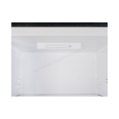 Réfrigérateur Combiné 262L net. Classe E. Congélateur, Low-Frost, 3 clay verre, corps noir & porte dark inox