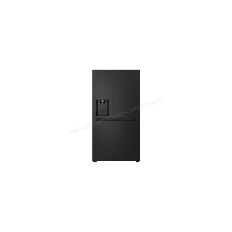 REFRIGERATEUR AMERICAIN CONNECTE LG COULEUR NOIR NO FROST 638 LITRES (417/221) EAU / GLACE / GLACE PILEE GSLC40EPPE