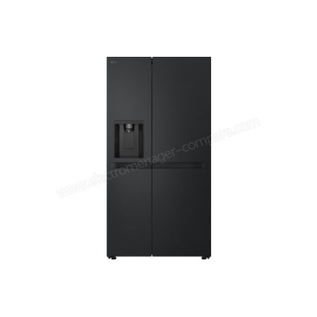 REFRIGERATEUR AMERICAIN CONNECTE LG COULEUR NOIR NO FROST 638 LITRES (417/221) EAU / GLACE / GLACE PILEE GSLC40SWPE