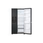 REFRIGERATEUR AMERICAIN CONNECTE LG COULEUR NOIR NO FROST 638 LITRES (417/221) EAU / GLACE / GLACE PILEE GSLC40EPPE