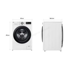 LAVE LINGE FRONTAL POSE LIBRE 9Kg LG 1400TR/MIN Classe énergie : A Fonction VAPEUR DIRECT DRIVE F94R35WHSA 