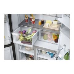 REFRIGERATEUR POSE LIBRE MULTIPORTE HAIER NO FROST DISTRIBUTEUR EAU FRAICHE 463L (307/156) HCR3818EWPT