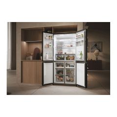 REFRIGERATEUR POSE LIBRE MULTIPORTE HAIER NO FROST DISTRIBUTEUR EAU FRAICHE 463L (307/156) HCR3818EWPT