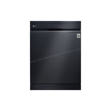 LAVE VAISSELLE POSE LIBRE 14 COUVERT LG TIROIR A COUVERT CLASS C 71DB COULEUR NOIR DF455HMS