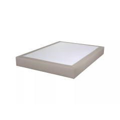 PACK LITERIE MATELAS RESSORTS 27 CM TRES FERME + SOMMIER TAPISSIER SAHARA + TETE DE LIT PRESTIGE SAHARA + 4 PIEDS BOIS COORDONNE