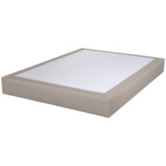 PACK LITERIE MATELAS RESSORTS 27 CM TRES FERME + SOMMIER TAPISSIER SAHARA + TETE DE LIT PRIVILEGE SAHARA + 4 PIEDS BOIS COORDONN