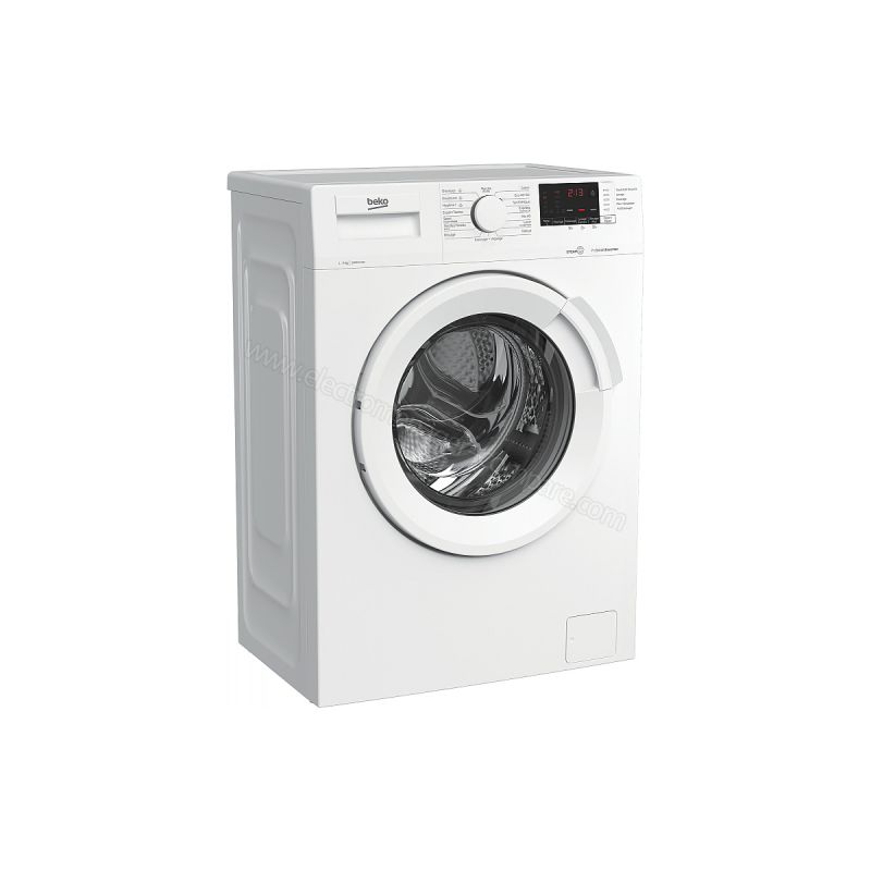 LAVE LINGE POSE LIBRE 7 KG 1400TR/min BEKO CLASS C SteamCure Vapeur WUE7424W0W