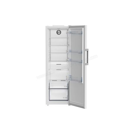 REFRIGERATEUR POSE LIBRE 1 PORTE BEKO 365 LITRES  VENTILE AEROflow • 0-3° CLASSE ENERGIE E B1RMLNE444W 