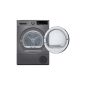 SECHE LINGE POSE LIBRE CONDESATION POMPE A CHALEUR 8KG  LG COULEUR GRAPHITE A++ 65 dB RH8D14ST