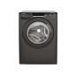 LAVE LINGE POSABLE HUBLOT 12kg 1400 tr/min CANDY TAMBOUR 83 Litres Classe A, Noir Brillant, 16 programmes, Connectivité Contenu 