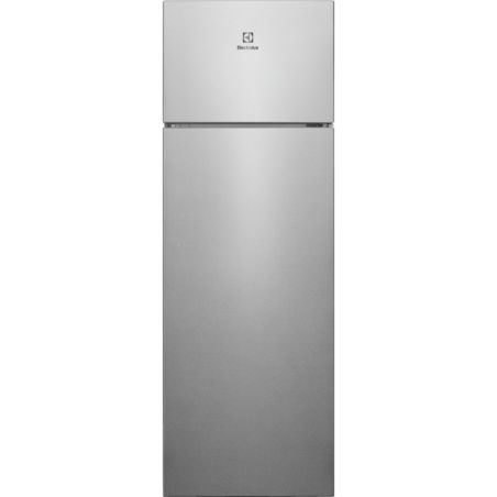 REFRIGERATEUR ARMOIRE POSE LIBRE LOW FROST FROID STATIQUE ELECTROLUX 244 Litres CLASSE ENERGIE E GRIS/INOX LTB1AE28U0