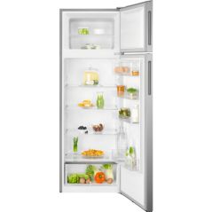 REFRIGERATEUR ARMOIRE POSE LIBRE LOW FROST FROID STATIQUE ELECTROLUX 244 Litres CLASSE ENERGIE E GRIS/INOX LTB1AE28U0