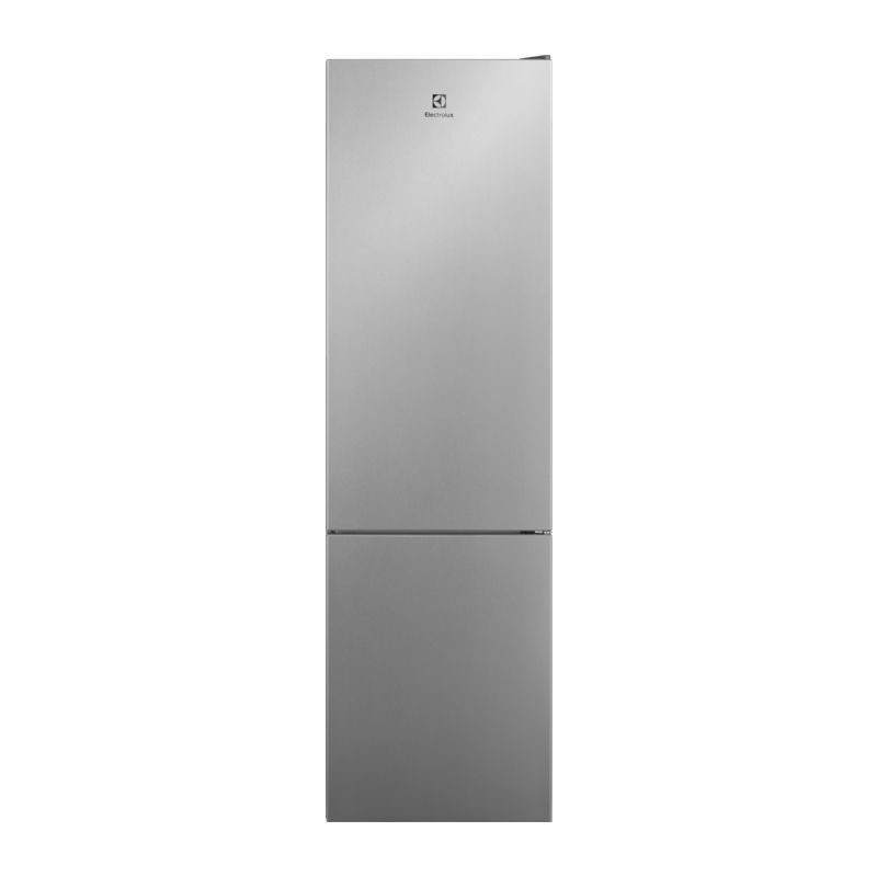 REFRIGERATEUR-CONGELATEUR COMBINE POSE LIBRE NO FROST ELECTROLUX 367 Litres (206/101) CLASSE ENERGIE E GRIS/INOX LNT6ME36U