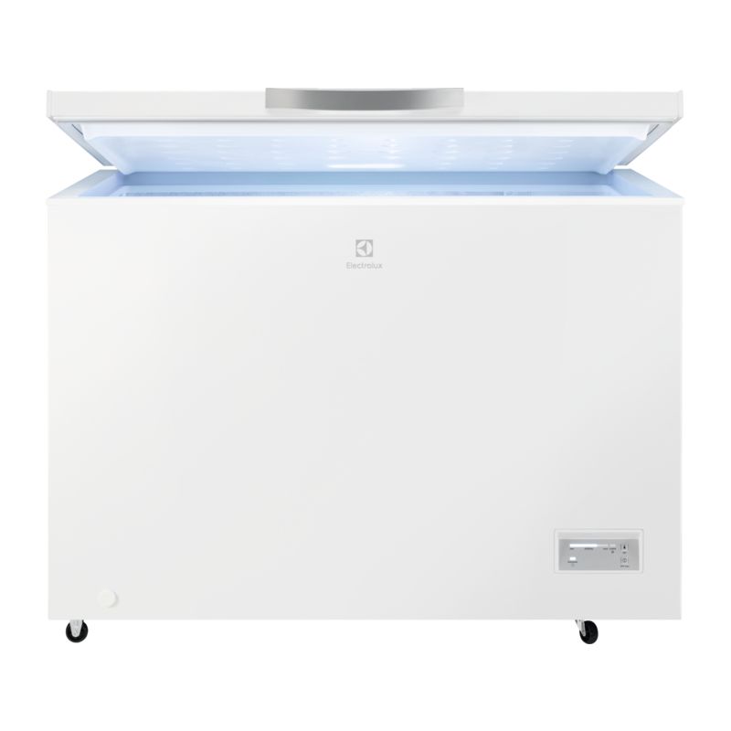 CONGELATEUR COFFRE POSE LIBRE LOW FROST FROID STATIQUE ELECTROLUX 308 Litres CLASS ENERGIE E AUTONOMIE 36h LCB3LE31W0