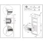 FOUR MICRO ONDE ENCASTRABLE 26L DE DIETRICH DIMENSIONS ENCASTREMENT 380 x 560 x 550 mm (HxLxP) NOIR DME4320B 