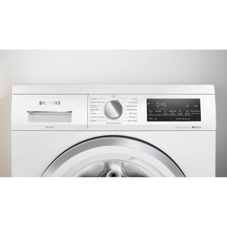 LAVE LINGE POSE LIBRE 8kg 1400tr/min SIEMENSwaterPerfect Plus • waveDrum Fin différée 24h 71 dB Classe A WU14UT1MFR