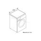 LAVE LINGE POSE LIBRE 8kg 1400tr/min SIEMENSwaterPerfect Plus • waveDrum Fin différée 24h 71 dB Classe A WU14UT1MFR