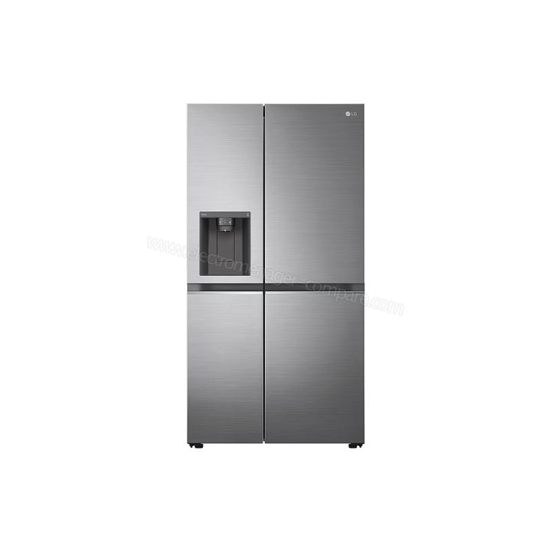 REFRIGERATEUR AMERICAIN POSE LIBRE NO-FROST LG 635 l (416/219) Distrie au/glaçons/glace CLASS E UVnano Door Cooling+ GSLV70PZTD 