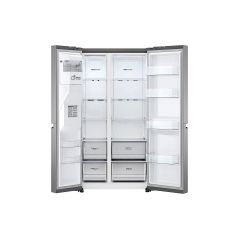 REFRIGERATEUR AMERICAIN POSE LIBRE NO-FROST LG 635 l (416/219) Distrie au/glaçons/glace CLASS E UVnano Door Cooling+ GSLV70PZTD 