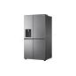 REFRIGERATEUR AMERICAIN POSE LIBRE NO-FROST LG 635 l (416/219) Distrie au/glaçons/glace CLASS E UVnano Door Cooling+ GSLV70PZTD 