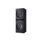 WASHTOWER COMBINE LAVE LINGE - SECHE LINGE POSE LIBRE 12kg/10kg LG COUL NOIR TurboWash 360° ThinQ CLASS A F214WT8P