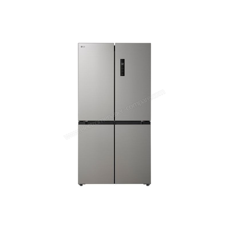 REFRIGERATEUR POSE LIBRE MULTIPORTE NO FROST LG Largeur 83.3 LINEARCooling • Multi Air Flow • 474 L (305/169) CLASS E GMM41MSBEM REFRIGERATEUR POSE LIBRE MULTIPORTE NO FROST LG Largeur 83.3 LINEARCooling • Multi Air Flow • 474 L (305/169) CLASS E GMM41MSBEM