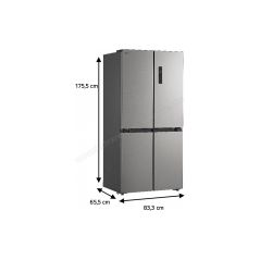 REFRIGERATEUR POSE LIBRE MULTIPORTE NO FROST LG Largeur 83.3 LINEARCooling • Multi Air Flow • 474 L (305/169) CLASS E GMM41MSBEM