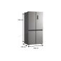 REFRIGERATEUR POSE LIBRE MULTIPORTE NO FROST LG Largeur 83.3 LINEARCooling • Multi Air Flow • 474 L (305/169) CLASS E GMM41MSBEM REFRIGERATEUR POSE LIBRE MULTIPORTE NO FROST LG Largeur 83.3 LINEARCooling • Multi Air Flow • 474 L (305/169) CLASS E GMM41MSBEM