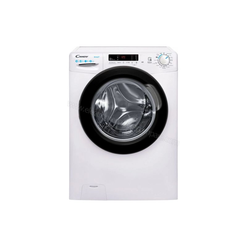 LAVE LINGE HUBLOT POSE LIBRE 10kg 1200 tr/min CANDY Démarrage différé 24h • Kg Detector PRODUIT DECLASSE CS12102DWB4 