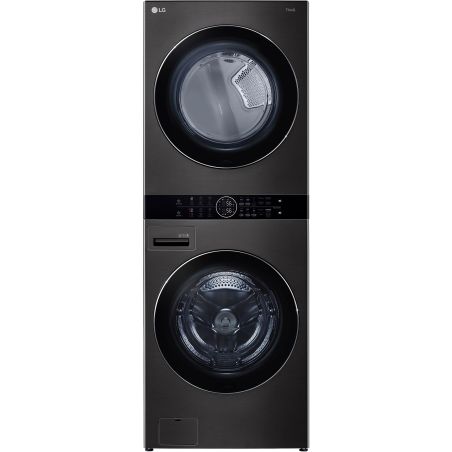 WASHTOWER COMBINE LAVE LINGE - SECHE LINGE POSE LIBRE 17kg/16kg LG Direct Drive™ DUAL Dry™ TurboWash 360° ThinQ CLASS E/A+++ F76