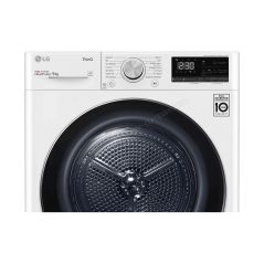 SECHE LINGE POMPE A CHALEUR 9KG LG 64DB CLASSA++ DIF19H Auto Cleaning Condenser • Smart Diagnosis • LG ThinQ RH9V50WH