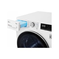 SECHE LINGE POMPE A CHALEUR 9KG LG 64DB CLASSA++ DIF19H Auto Cleaning Condenser • Smart Diagnosis • LG ThinQ RH9V50WH