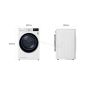 SECHE LINGE POMPE A CHALEUR 9KG LG 64DB CLASS  A++ DIF19H Auto Cleaning Condenser • Smart Diagnosis • LG ThinQ RH9V50WH