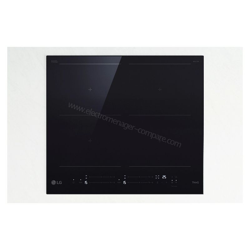 TABLE DE CUISSON INDUCTION 4 FOYERS LG 2 ZONE COMBI STOP&GO 7400W CBIZ2437B TABLE DE CUISSON INDUCTION 4 FOYERS LG 2 ZONE COMBI STOP&GO 7400W CBIZ2437B