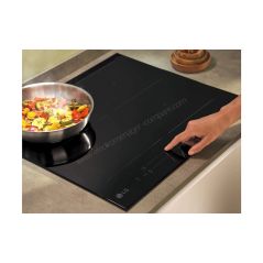 TABLE DE CUISSON INDUCTION 4 FOYERS LG 2 ZONE COMBI STOP&GO 7400W CBIZ2437B