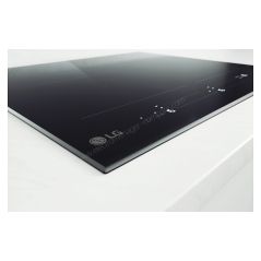 TABLE DE CUISSON INDUCTION 4 FOYERS LG 2 ZONE COMBI STOP&GO 7400W CBIZ2437B