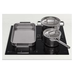 TABLE DE CUISSON INDUCTION 4 FOYERS LG 2 ZONE COMBI STOP&GO 7400W CBIZ2437B