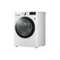 SECHE LINGE POSE LIBRE 60CM 18 KG LG AI DirectDrive • Dual Dry • Smart Diagnosis • LG ThinQ RH8P12WH