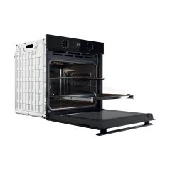 FOUR ENCASTRABLE MULTIFONCTION PYROLYSE 71 L WHRILPOOL CHALEUR TOURNANTE RAIL TELESCOPIQUE OMR58RR1B 