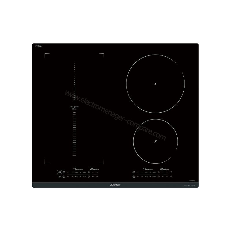 TABLE DE CUISSON 60 cm 4 FOYERS INDUCTION 7400 WATT DE DIETRICH 1 zone combi HORIZONE STI1648BP