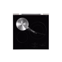 CUISINIERE ELECTRIQUE INDUCTION 60CM DE DIETRICH FOUR CHALEUR TOURNANTE 3 FOYERS INDUCTION 1 ZONE COMBI DCI1583W