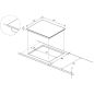 TABLE DE CUISSON 6 DOMAINES CONNECTE HAIER SONDE SANS FIL 4 MULTIZONE HAMTP54MB1