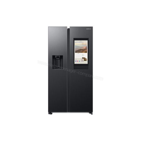 REFRIGERATEUR AMERICAIN POSE LIBRE 614 L (389/225) SAMSUNG FAMILY HUB NO FROST DISTRI EAU/GLACE 36 DB RS6HDG883EB1 