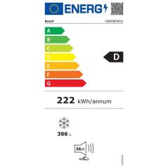 CONGELATEUR POSE LIBRE 366 L 38 DB 20KG/24H VENTILE GSN58EWDV