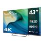 TV QLED 43′ (109 cm) SMARTTECH 4K UHD WebOS TV 43QW02V