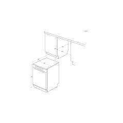 LAVE VAISSELLE POSE LIBRE 14 COUVERTS CANDY CLASS E CONNECTE COULEUR ANTHRACITE CF4E7L0A 