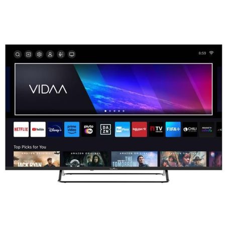 TV QLED 50′ (126 cm) SMARTTECH 4K UHD SMART TV VIDAA AIR PLAY TV 50QV01V